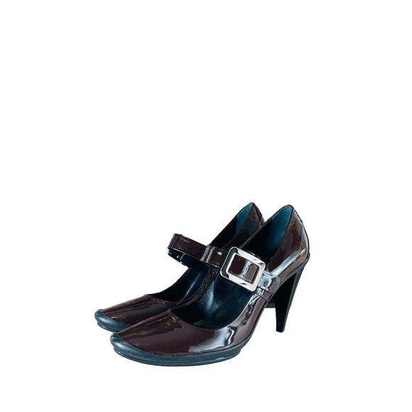 Roger Vivier Dark Brown Patent Leather Heels Pumps - Picture 1 of 7